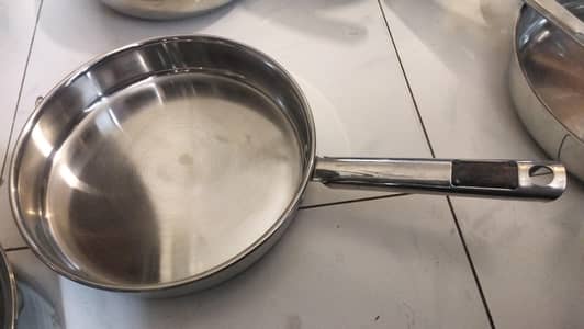 imported cookware stainless steel and cast iron