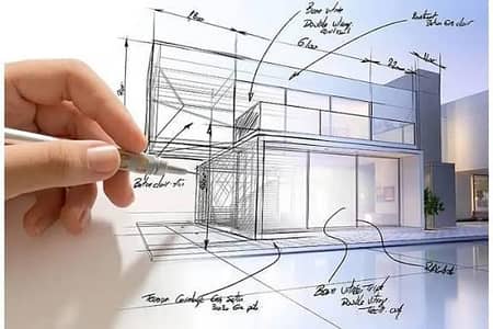AutoCAD House Plans – 2D, Elevation, Section & 3D design