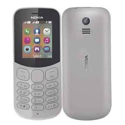 original nokia 130 dual pta sims with Android a guilty good chargr