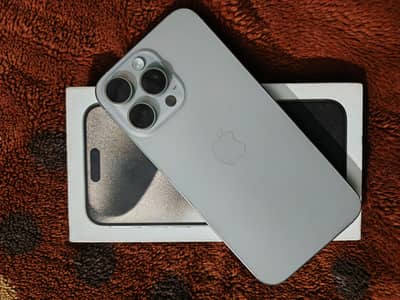 I am sale iphone 15pro max physical dull sim 256gb non PTA