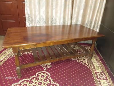 pure wooden unused center table