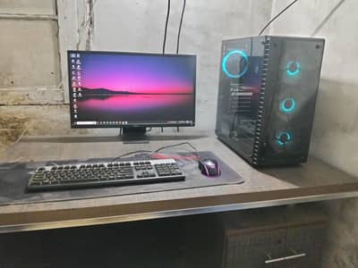 CPU, LCD, KEY BOARD, MOUSE & TABLE