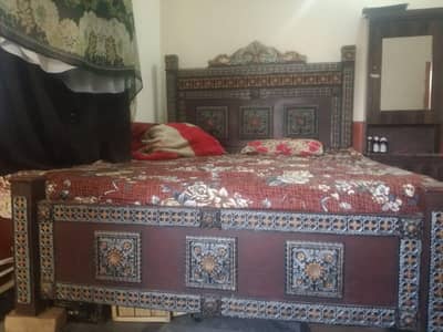 dubel bed for sell ha new condition ma ha