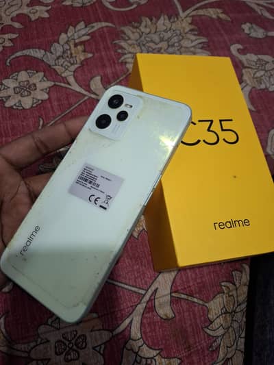 realme c35 set or box h . 128 jb