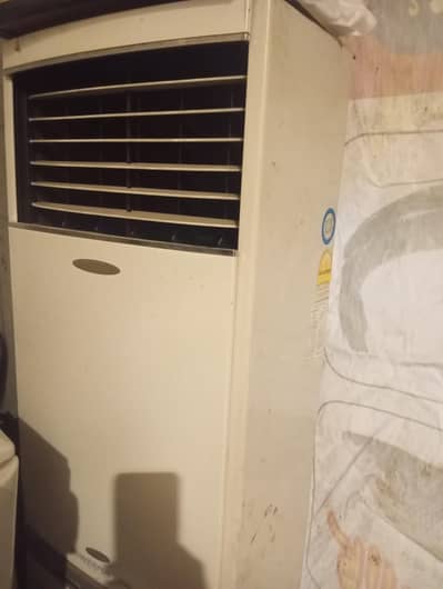 2 tan Samsung floor standing cabinet