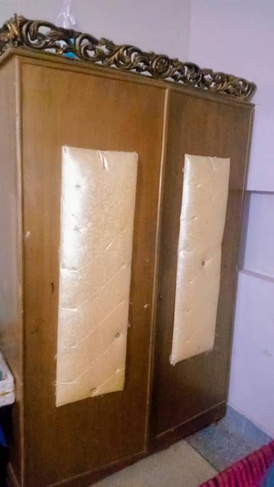 Two door almari pure wood