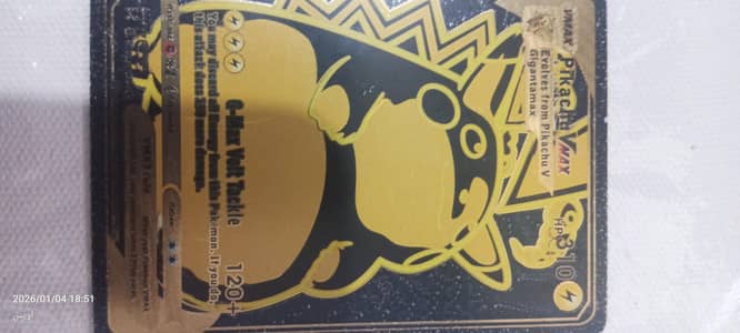 Pokemon Card Pikachu