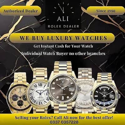 Swiss Luxury Watch Buyer in Pakistan | Rolex Omega Cartier Cash Buyer