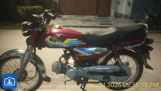 CD 70 bike for sale All okay totally ganiun