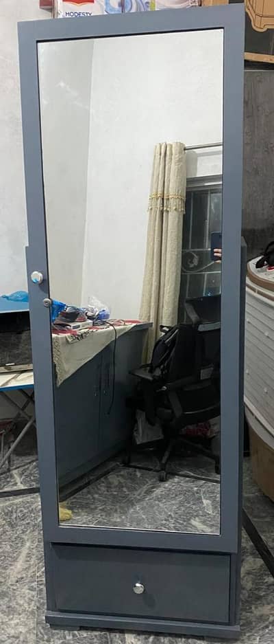 Long Mirror with storage(new & unused)