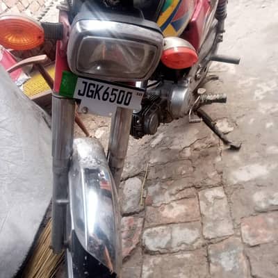 Low budget motorcycle