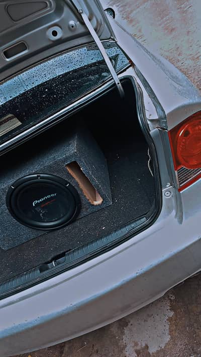 pioneer 1400w sub woofer and amplifier complete setup for sale