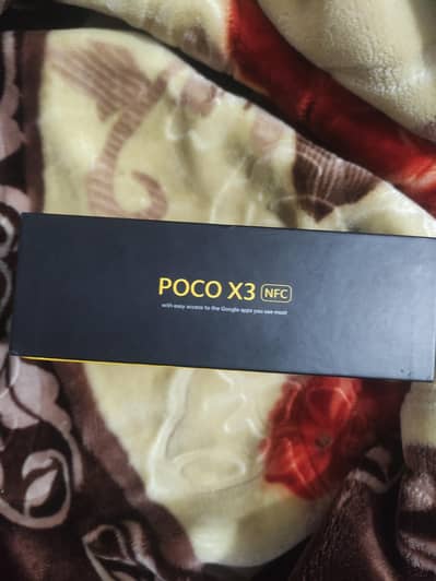 POCO X3 NFC box and phone