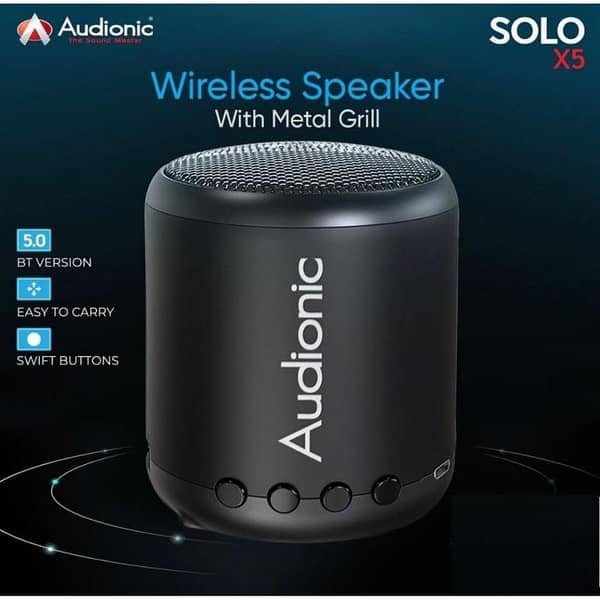 Audionic Original lSOLO X5: Your Ultimate Portable Powerhouse Speaker