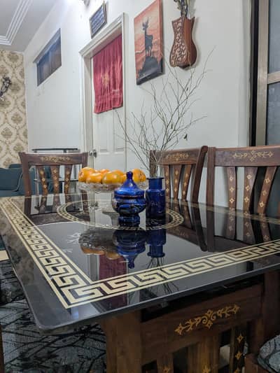 6 seater dining table