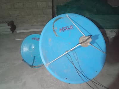 Dish with 2 receiver