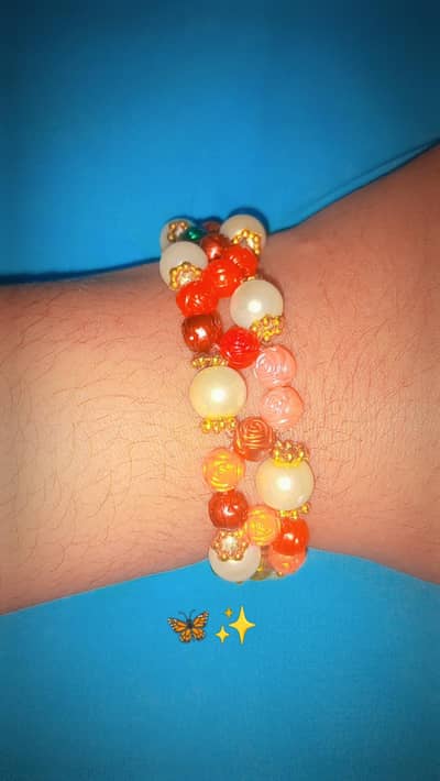 A beautiful handmade bracelet crafted with love to add elegance