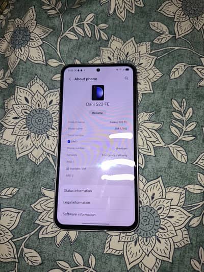 Samsung S23 FE ( Exchange Possible)