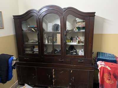 Used Wooden Showcase