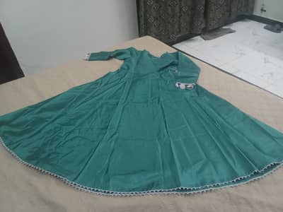 Blue maxi , three piece