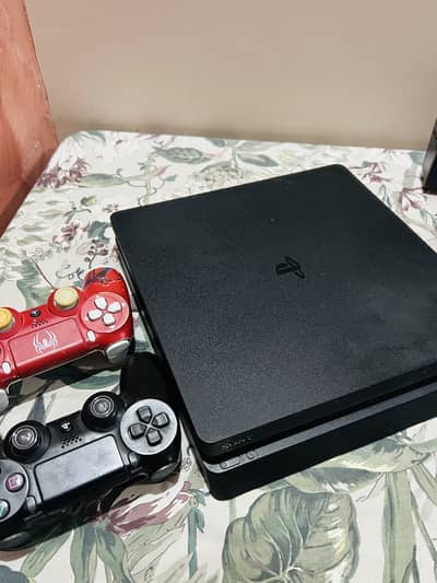 PS4 500GB Jailbreak with 2 controllers | 10 Pre-Installed Games