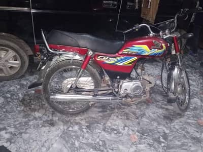 First hand motor cycle