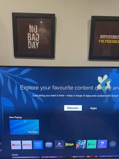 SAMSUNG QLED 55” ORIGINAL BOX OPEN