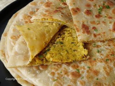 frozen and cooked food