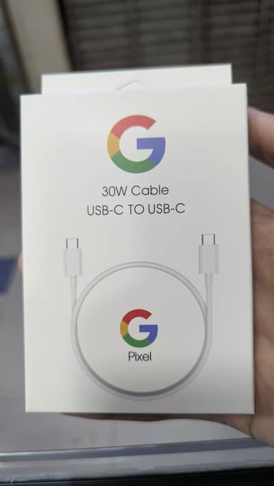 Google pixel 30w chager with cable
