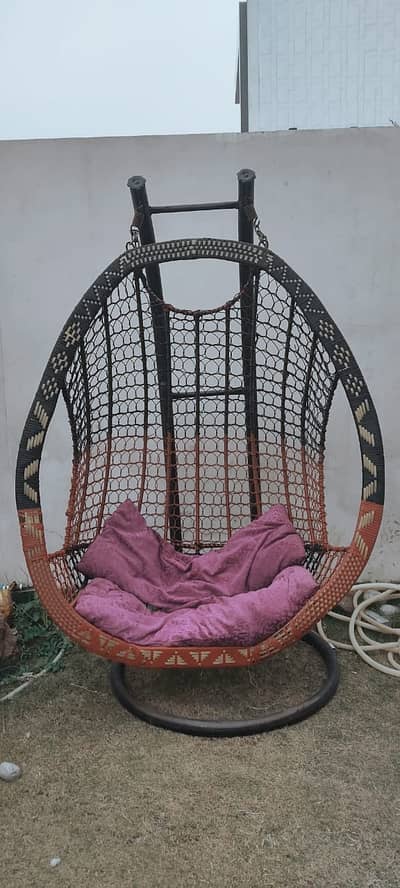Oversized Hanging Chair (Nest Egg Chair) with Stand