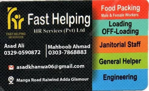 safer factory ma warkar ki need ha sarlry 36 ha 1 time Khana our rahis