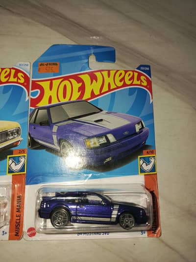 Brand new collector edition chevy Chevelle SS and a Ford mustang