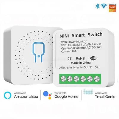 16A Mini Smart WiFi Control Switch DIY