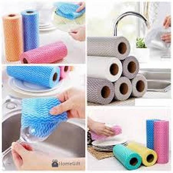 Disposable Cloth-like Dish Cleaning Towels Household Clean Tissue Paper Tool, Reusable All-Purpose Cleaner Wipes Absorbent Handy Napkin Dishcloth For Kitchen, Bathroom, Quick Dry