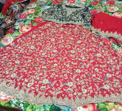 lengha with jewelry (reasonable price)