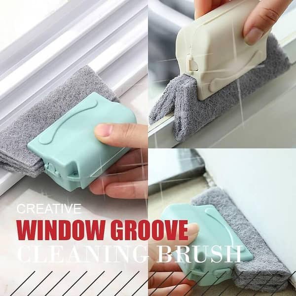 Magic Window Groove Cleaning Brush Hand-held Dust Cleaner Tool for All Corners and Gaps