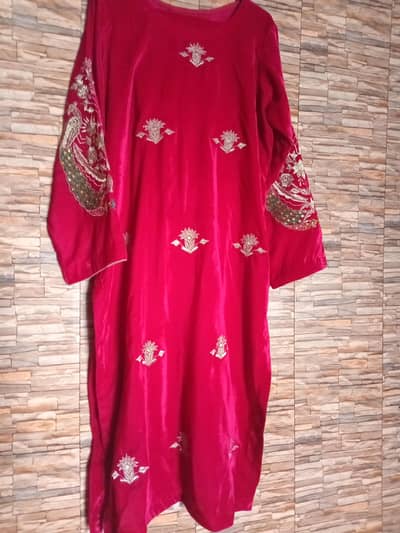 pure china phonex velvet embroidered