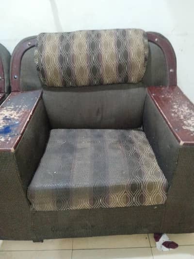 6 seater sofa slightly used is for sale