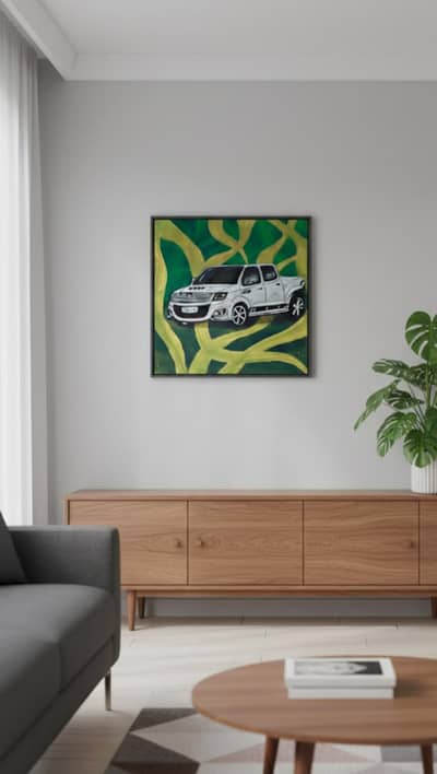 Vigo 4x4 dala oil painting