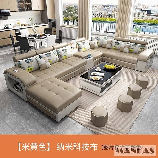 sofa u shape -sofaset-L shape sofa-living sofa 5