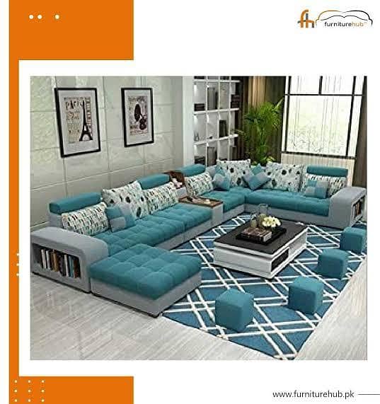 sofa u shape -sofaset-L shape sofa-living sofa 17
