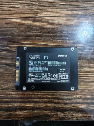 Samsung 850 EVO 1TB SSD SATA