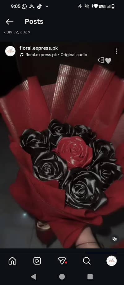 handmade ribbon flowers  for gifting