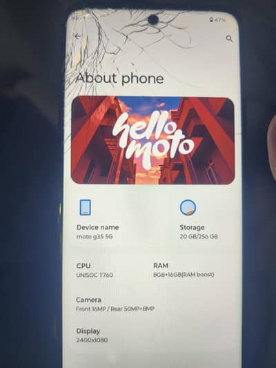 Motorola g35 5g 8+16/256gb