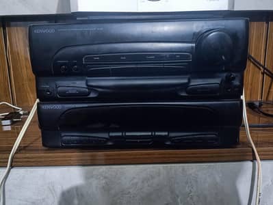 Kenwood amplifier with 8inch pair