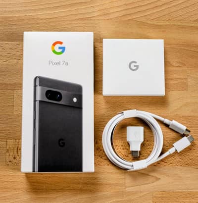Google Pixel 7A with box & accessories