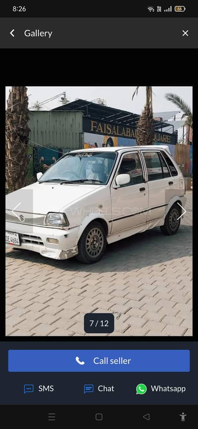 mehran in good condition family used car