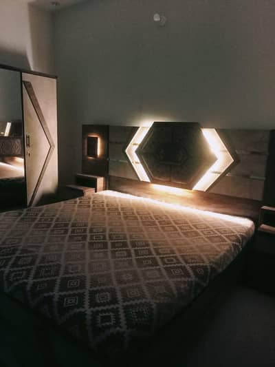 BED SET ( 8 MONTHS USED ONLY ] + MATRESS ALSO ( OLD).