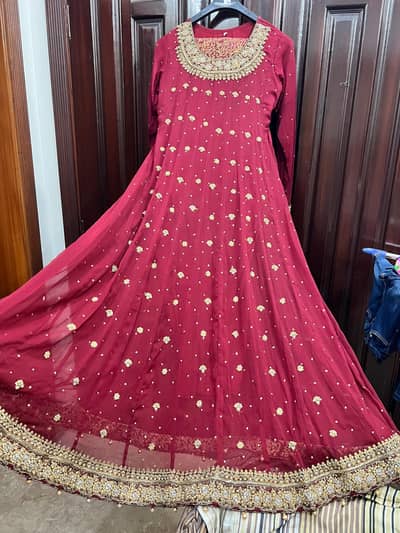 3pcs Mahroon maxi
