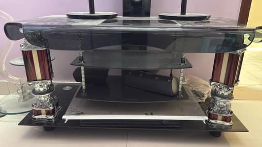 led stand with table